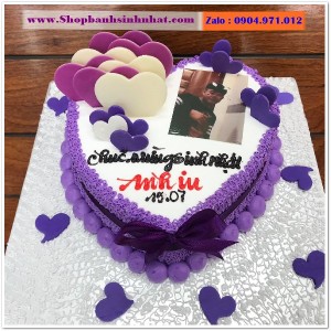 Bánh Sinh Nhật In Hình Ảnh - H255